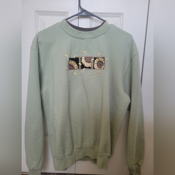 Tops Vintage Sage Green Sweatshirt Poshmark